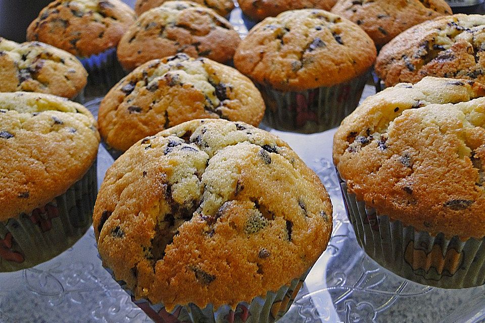 Muffins mit Schokosplittern