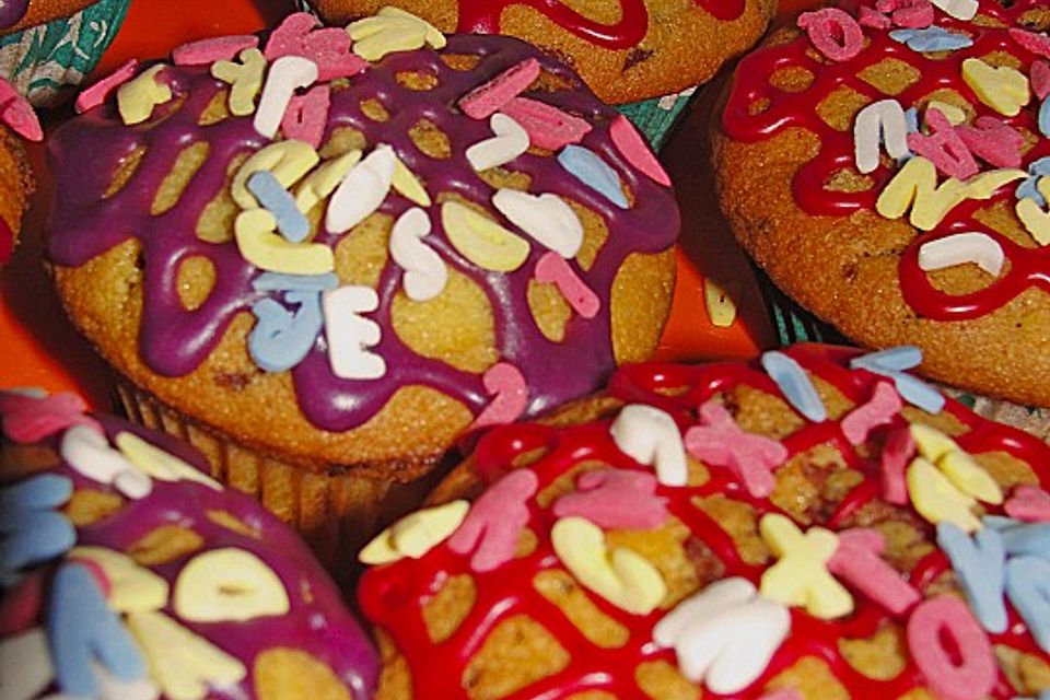 Muffins mit Schokosplittern