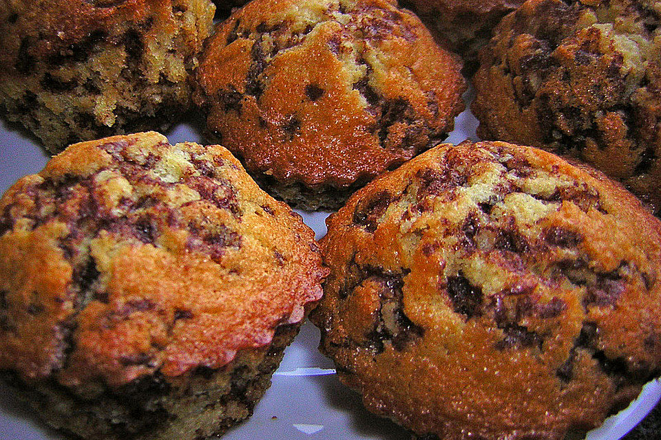 Muffins mit Schokosplittern