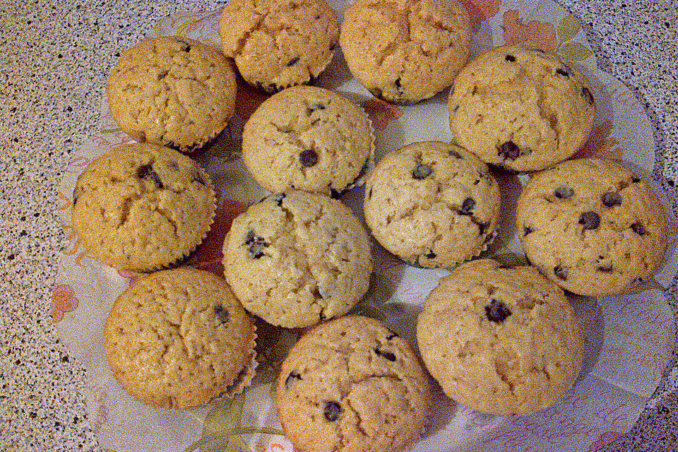 Muffins mit Schokosplittern