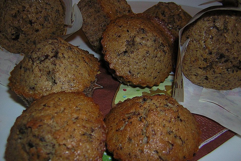 Muffins mit Schokosplittern