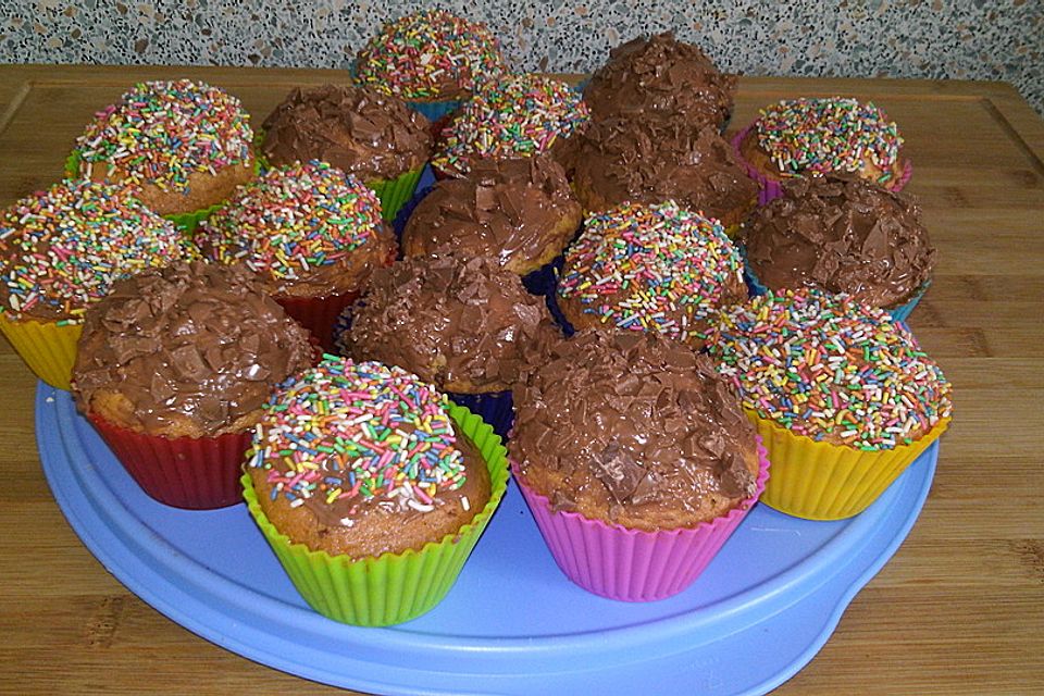 Muffins mit Schokosplittern