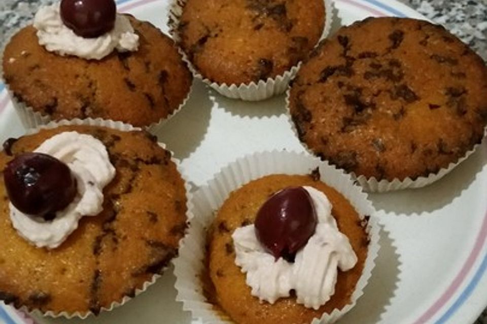 Muffins mit Schokosplittern