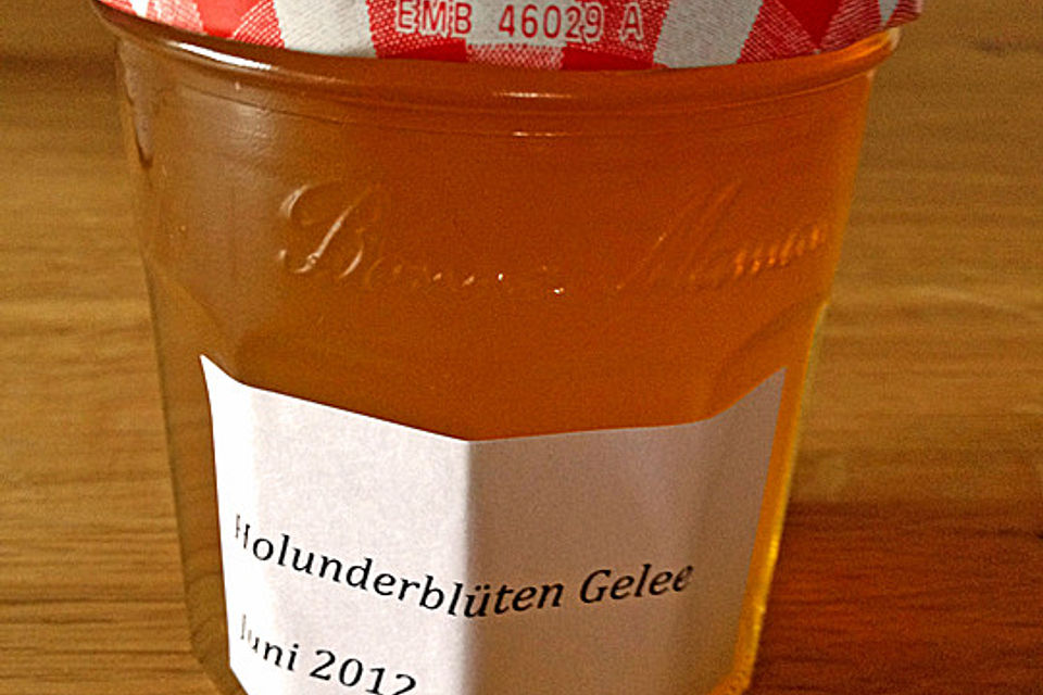 Holunderblüten - Apfel Gelee