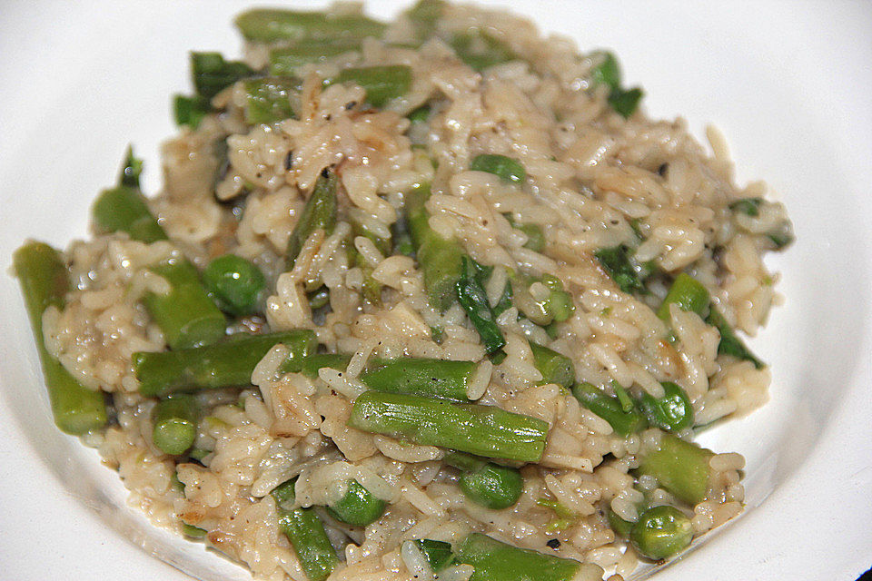 Grünes Risotto