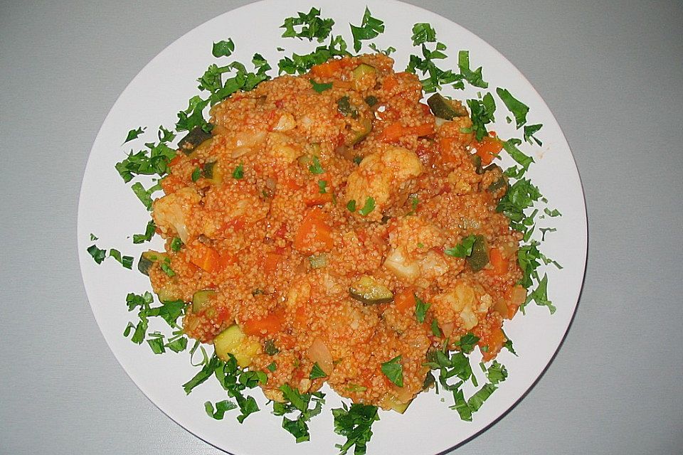 Gemüse mit Couscous II