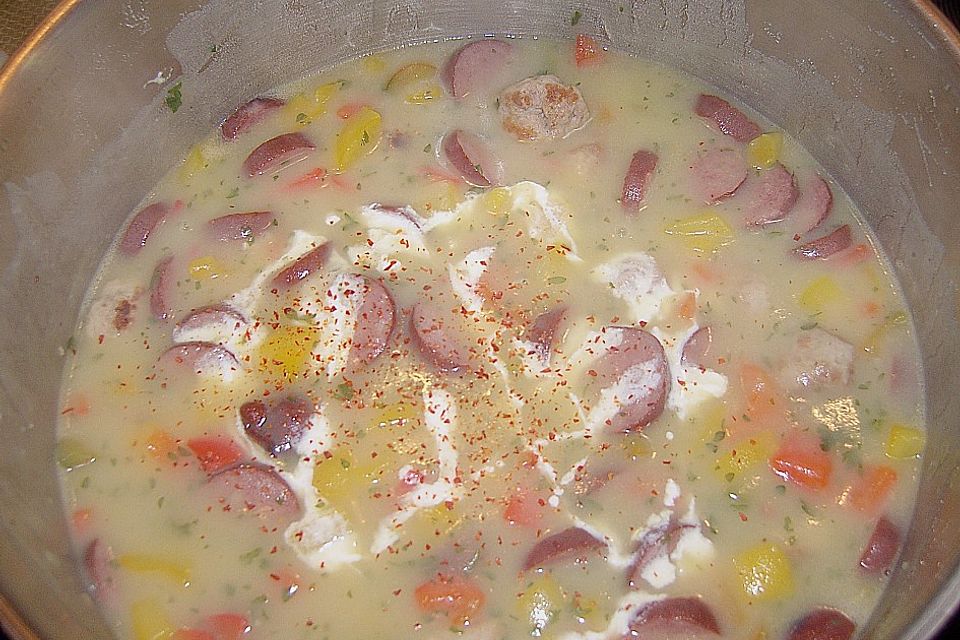 Scharfe Kartoffelsuppe