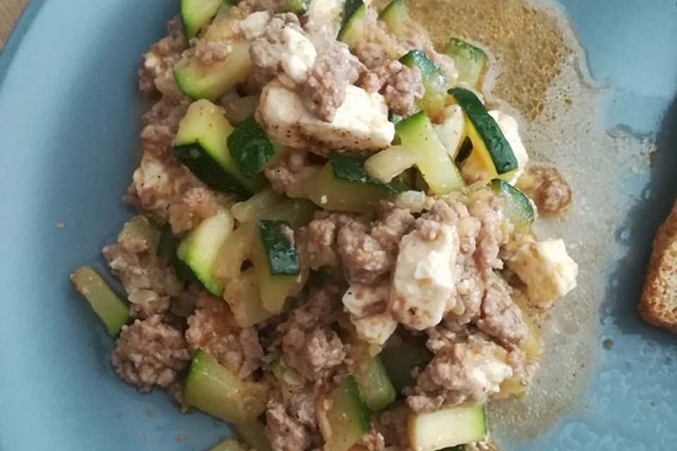 Zucchini-Hackfleischpfanne