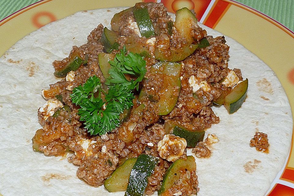 Zucchini-Hackfleischpfanne