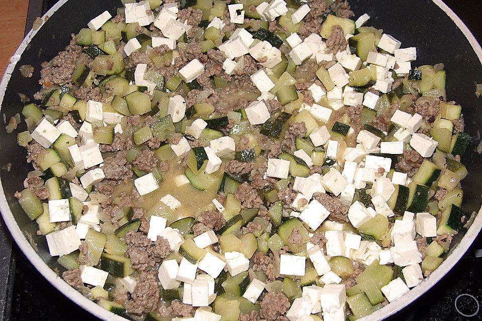 Zucchini-Hackfleischpfanne