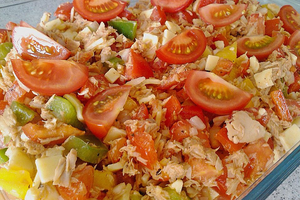 Thunfischsalat mit Tomaten