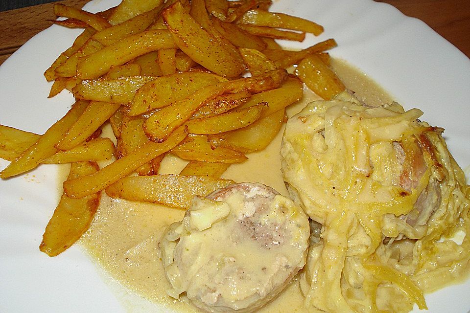 Schweinefilet mit Senfsauce