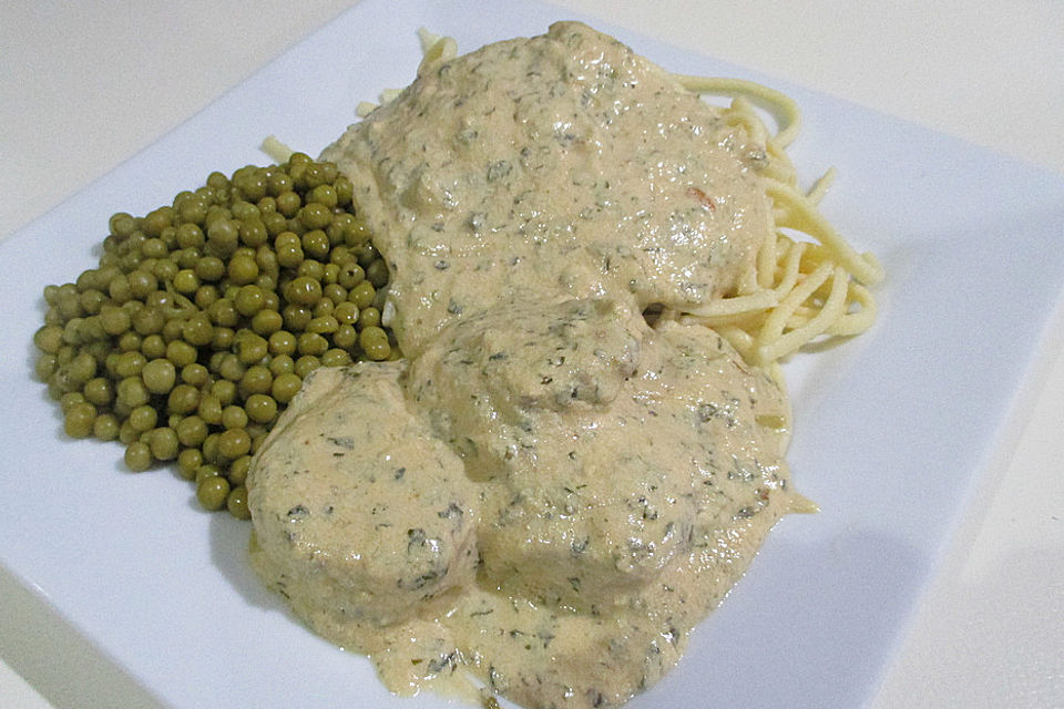 Schweinefilet mit Senfsauce