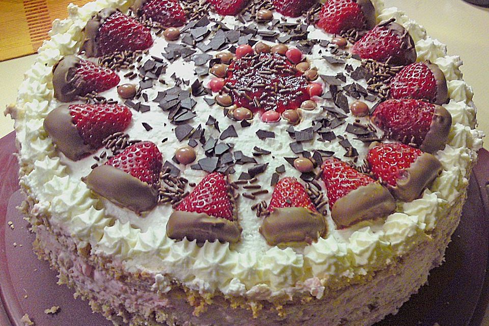 Erdbeer - Schmand - Torte