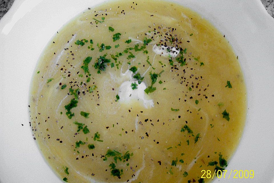 Kartoffelcremesuppe