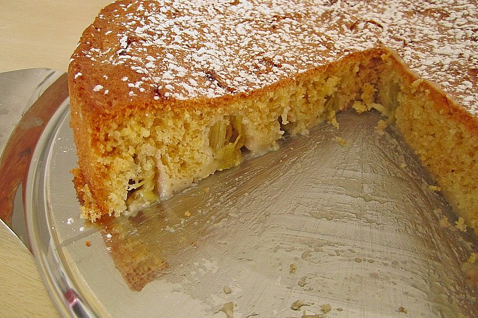 Flotter Rhabarberkuchen