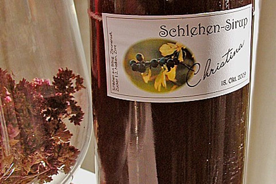 Schlehen - Sirup