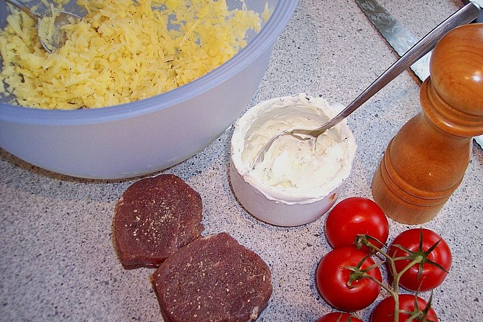 Filetsteak auf Rösti