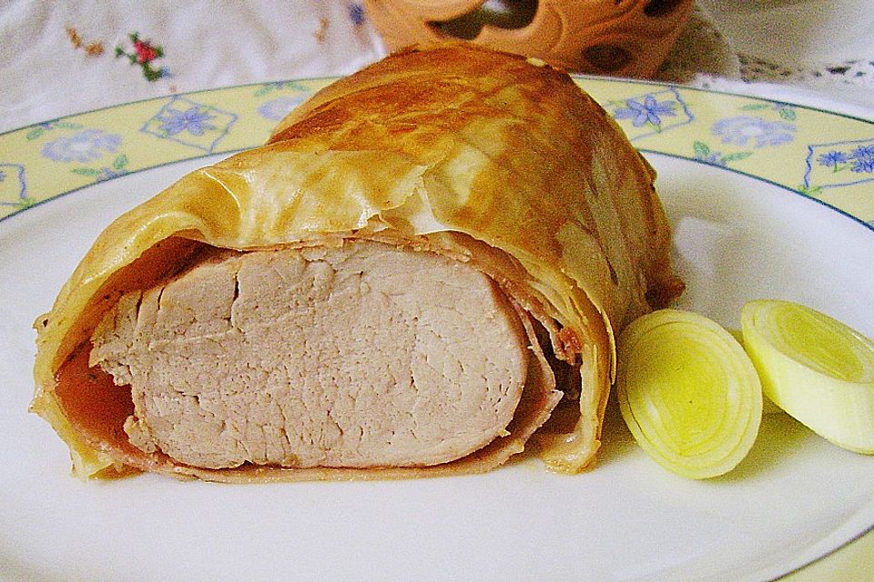 Schweinefilet im Strudelteig