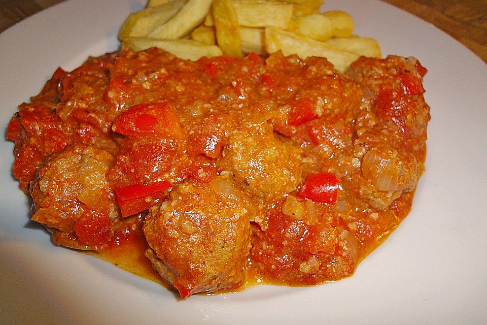 Mexikanische Fleischbällchen in Sauce