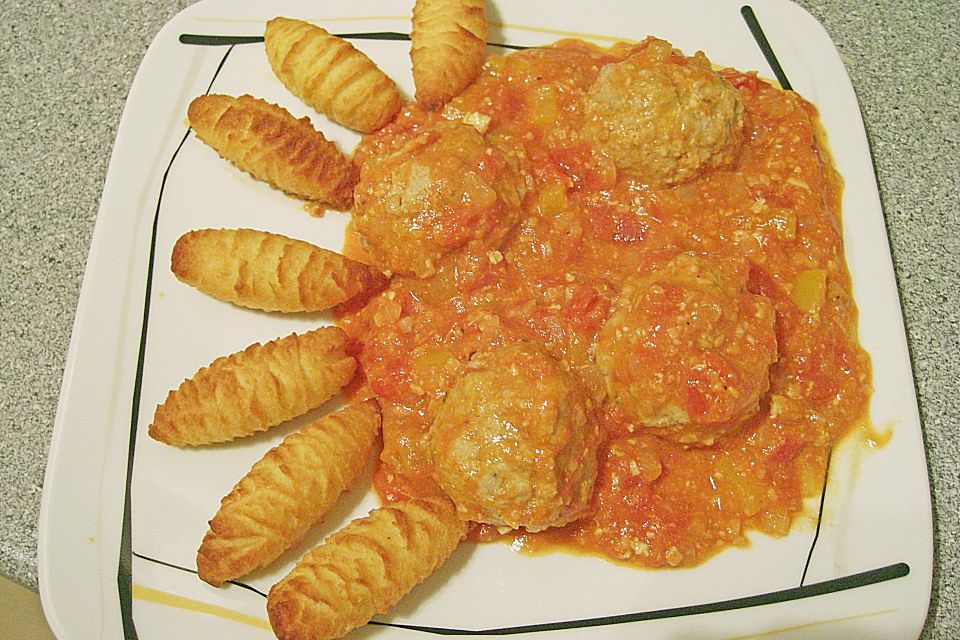 Mexikanische Fleischbällchen in Sauce