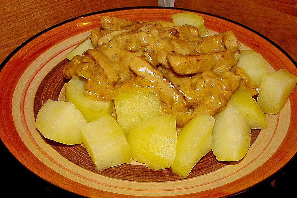 Minutensteaks mit Wiener Zwiebelsoße