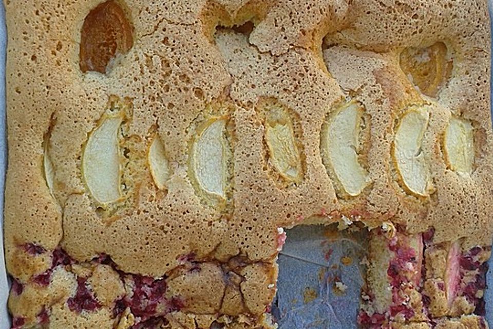 Obst - Blechkuchen