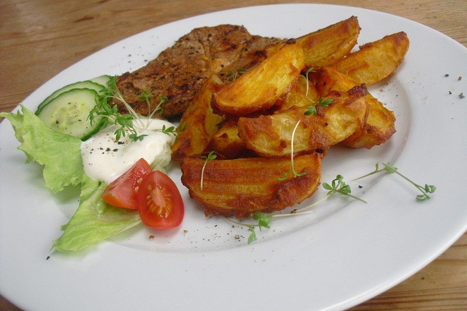 Würzige Potatoe Wedges