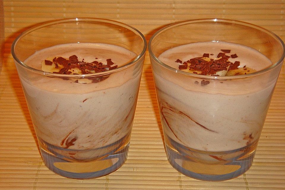 Bananen - Nougat Dessert