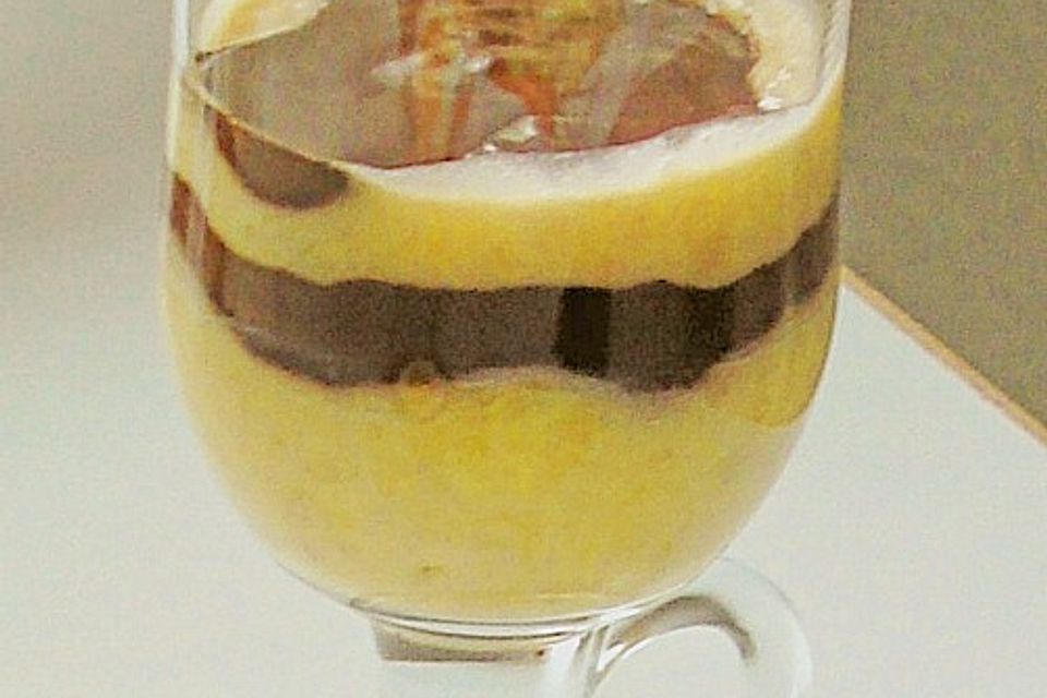 Bananen - Nougat Dessert