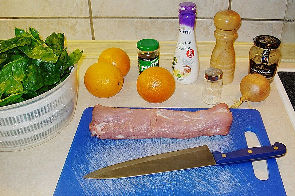 Schweinefilet à l'orange