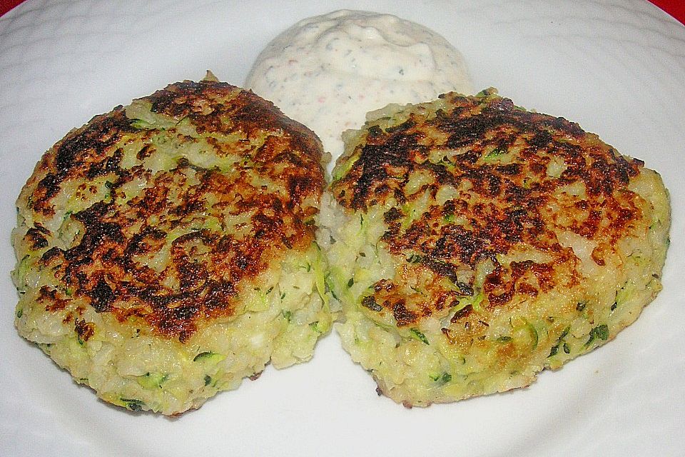 Reis - Zucchini - Puffer