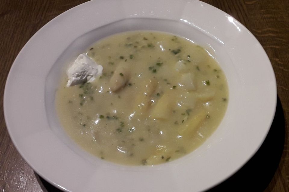 Spargelsuppe