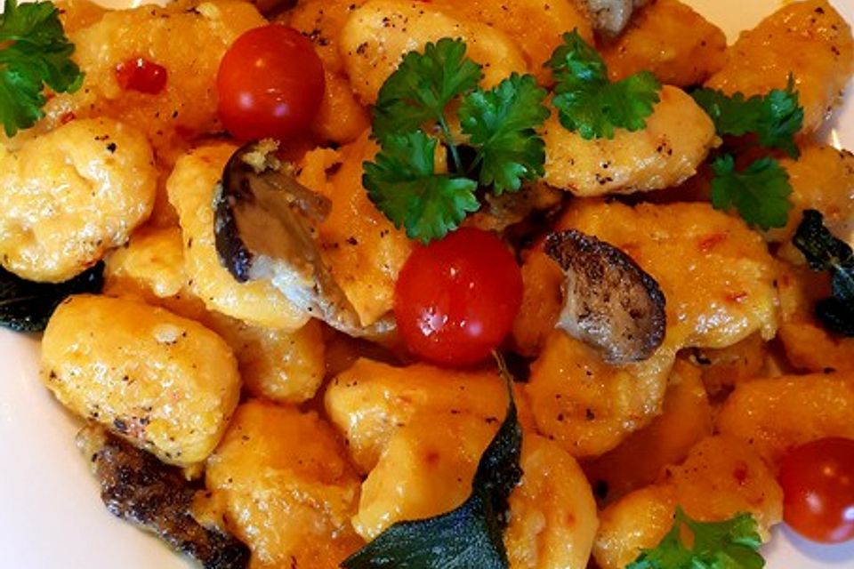 Kürbisgnocchi