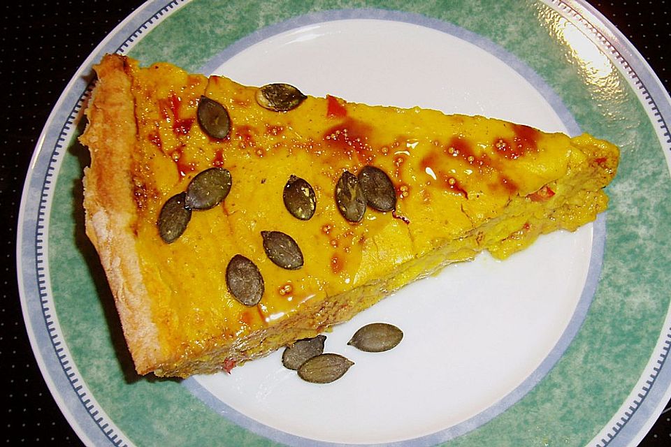 Kürbisquiche