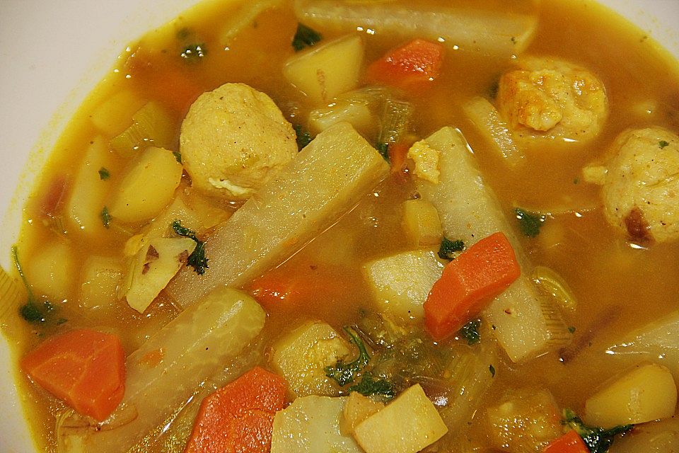 Topinambur - Wurzelgemüse - Suppe