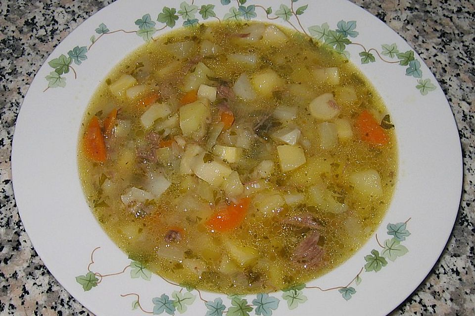 Topinambur - Wurzelgemüse - Suppe