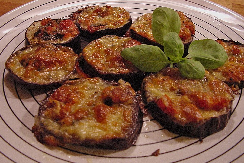 Gebackene Aubergine