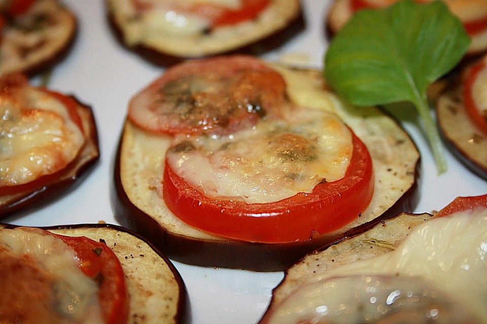 Gebackene Aubergine