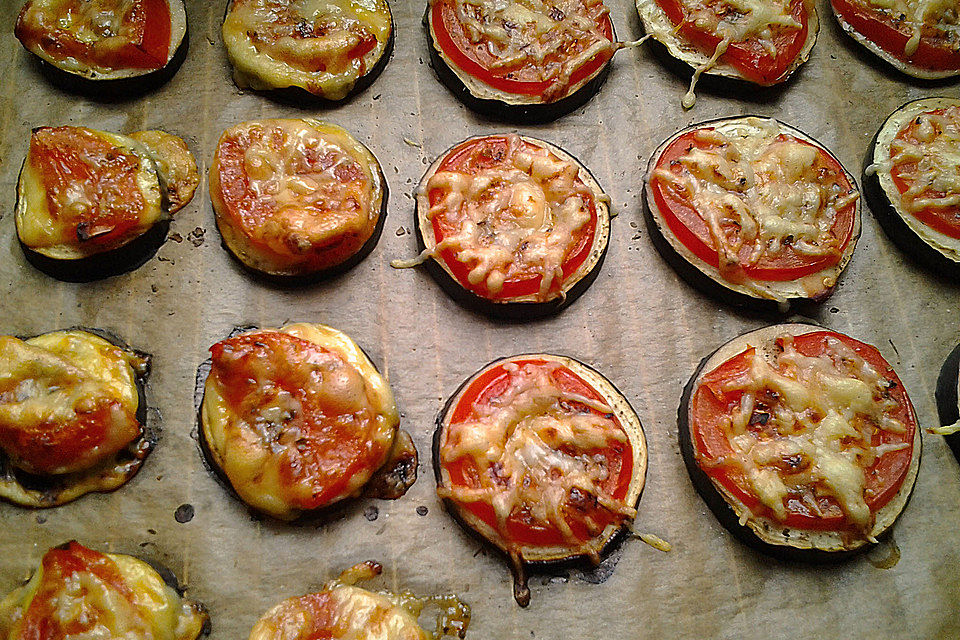 Gebackene Aubergine