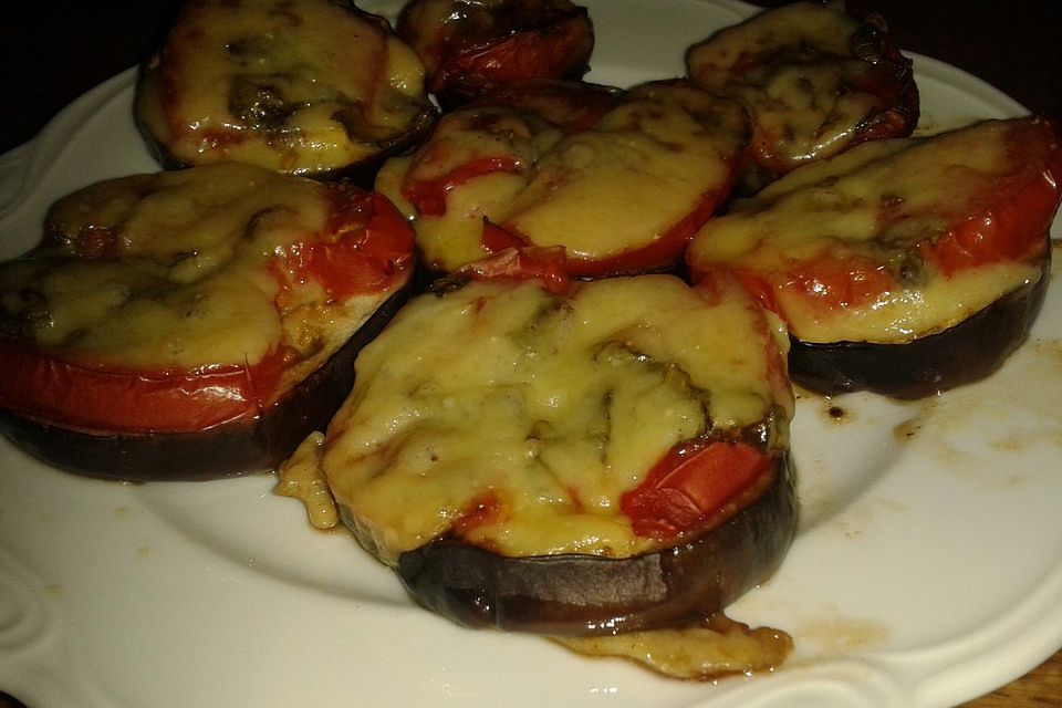 Gebackene Aubergine