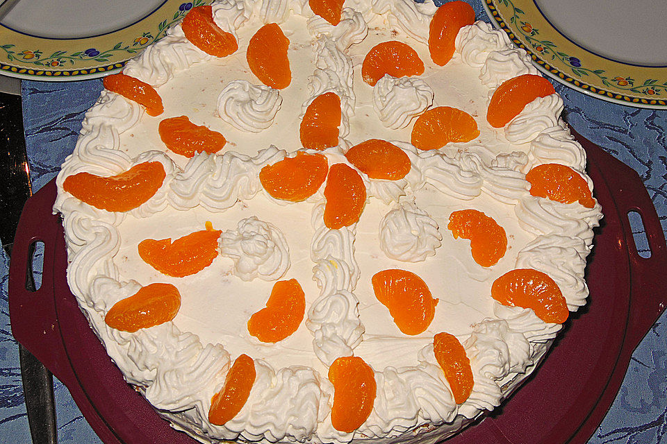 Mandarinen - Schmand - Torte