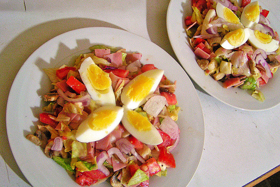 Fitness - Salat mit Champignons