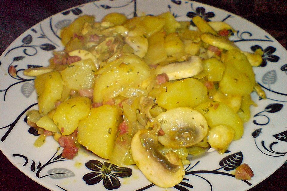 Champignon - Kartoffel - Pfanne