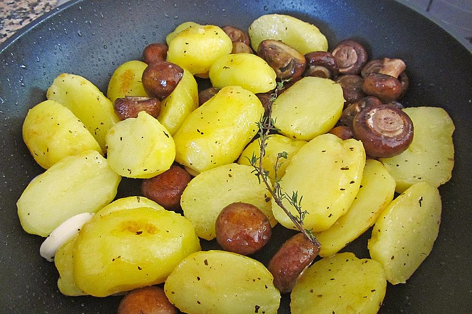 Champignon - Kartoffel - Pfanne