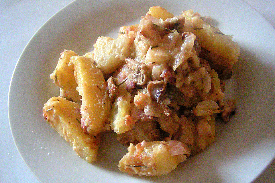 Champignon - Kartoffel - Pfanne