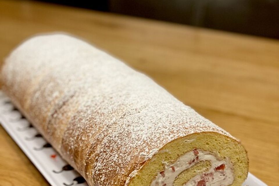 Erdbeerroulade