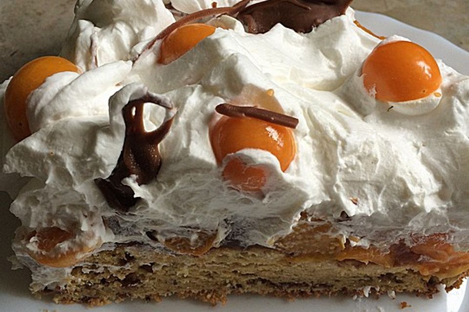 Eierlikör - Physalis Torte