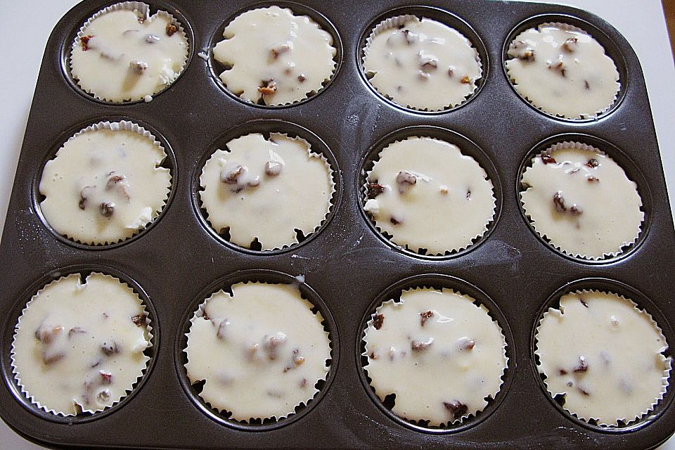 Angeheiterte Rosinen - Muffins