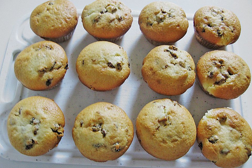 Angeheiterte Rosinen - Muffins